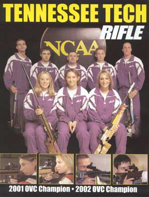 2002-2003 TTU Rifle Team picture.