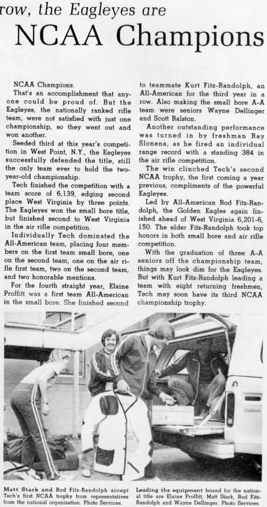 1981 yearbook article