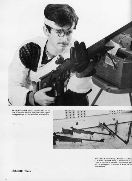 1983 yearbook article on TTU Rifle Team
