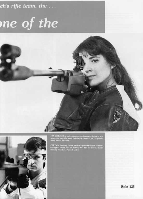 1984 yearbook article on TTU Rifle Team