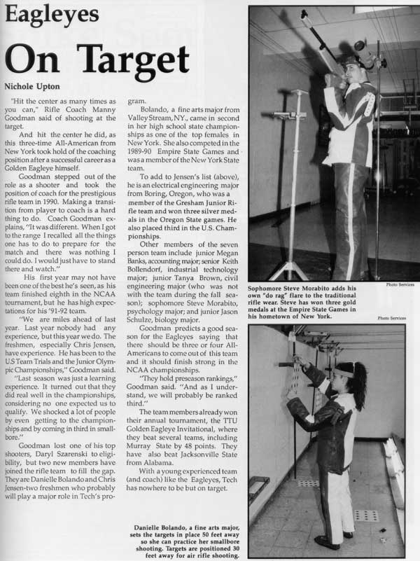 1992 yearbook article