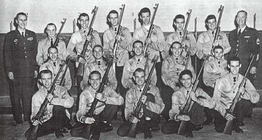 1958-59 ETSC Rifle Team.