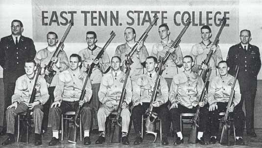 1960-61 ETSC Rifle Team.