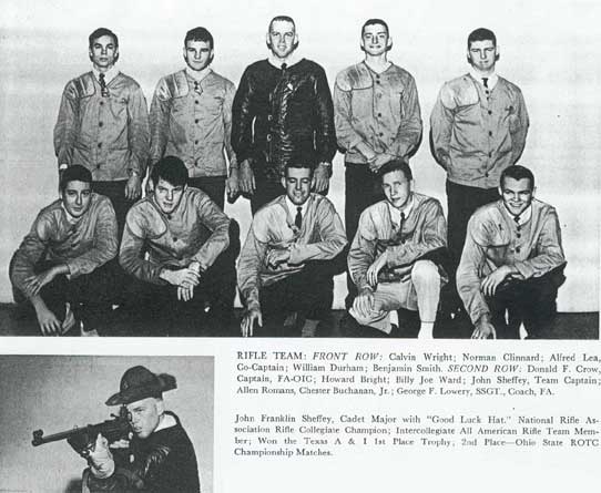 1964-65 ETSC Rifle Team.