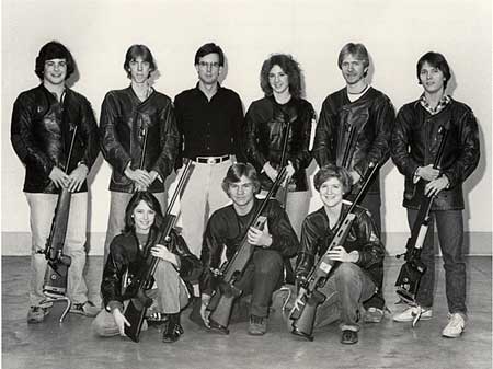 1982-83 ETSU Rifle Team.