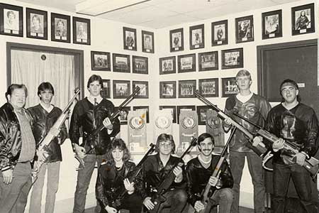 1985-86 ETSU Rifle Team.