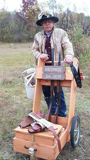George Silver with cart before heading to Florida for the winter.