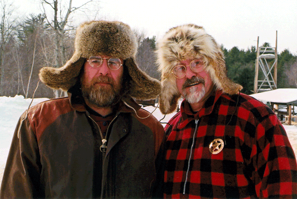 Capt Morgan Rum with Preacher Rick at 2003 Shootout at Snowy Creek.