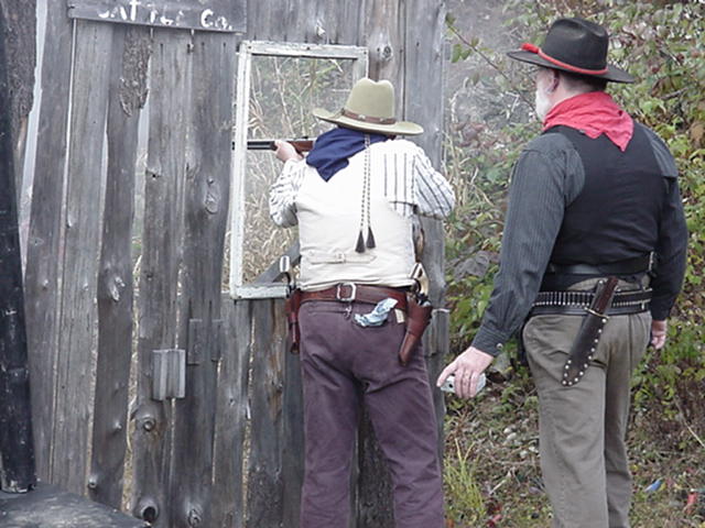 Protecting the line shack at 2003 Ghost Riders Revenge.